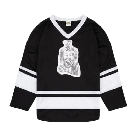 Bravest Black Jesus Piece Hockey Jersey