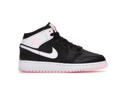 Jordan 1 Mid Black Arctic Pink