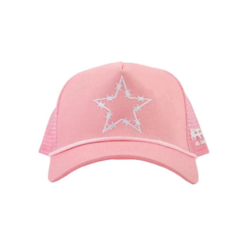 Pythia Barbwire Star Trucker Pink