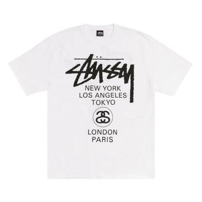 Stussy World Tour Tee White