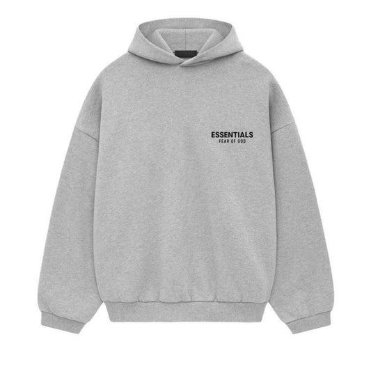 Essentials Light Heather Grey Hoodie