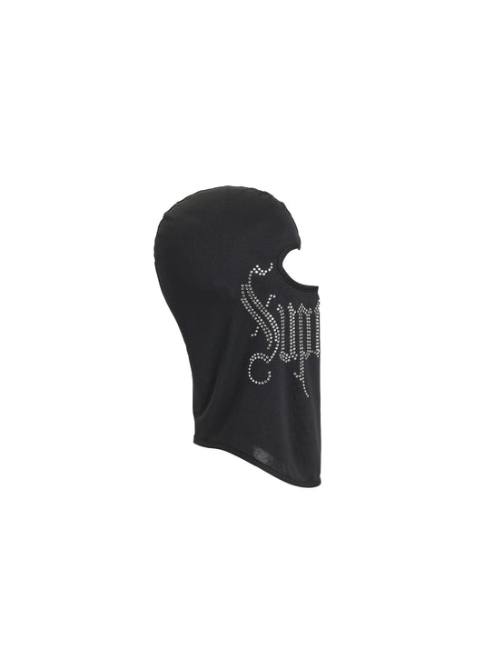 Supreme Rhinestone Balaclava Black