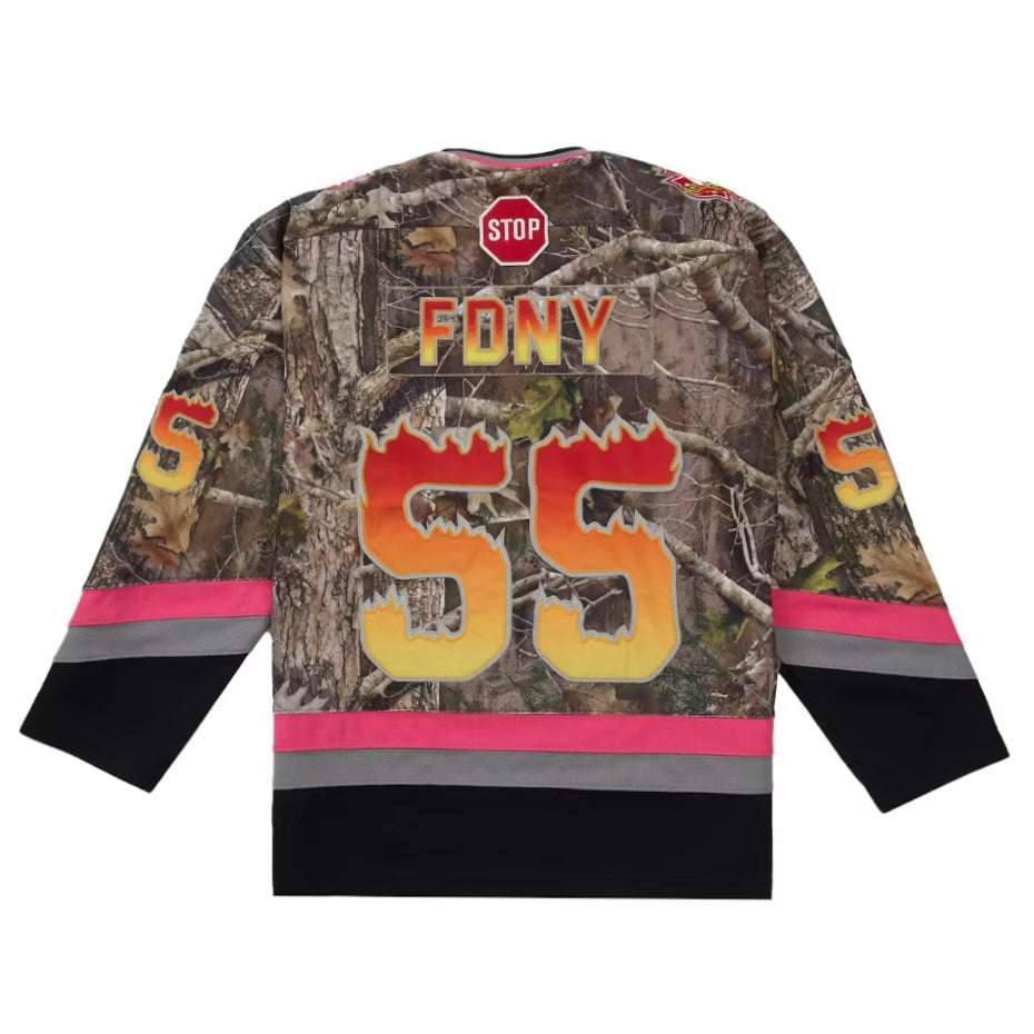 Supreme FDNY Hockey Jersey Camo