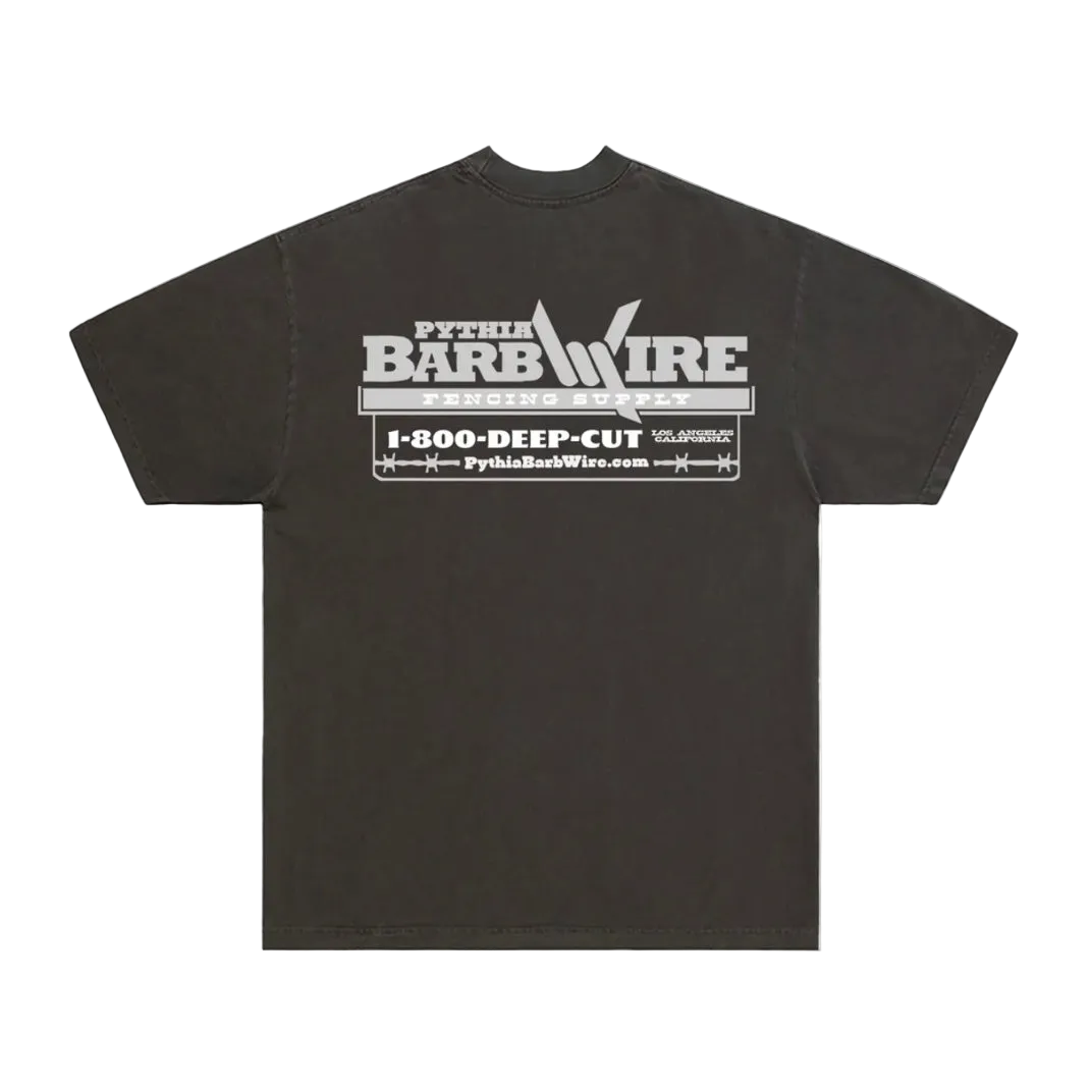 Pythia Barbwire Supply Tee Vintage Wash