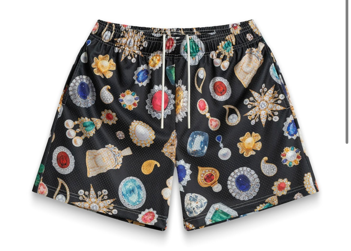 Bravest Black Jewel Shorts