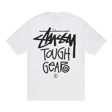 Stussy Classic Gear Tee White