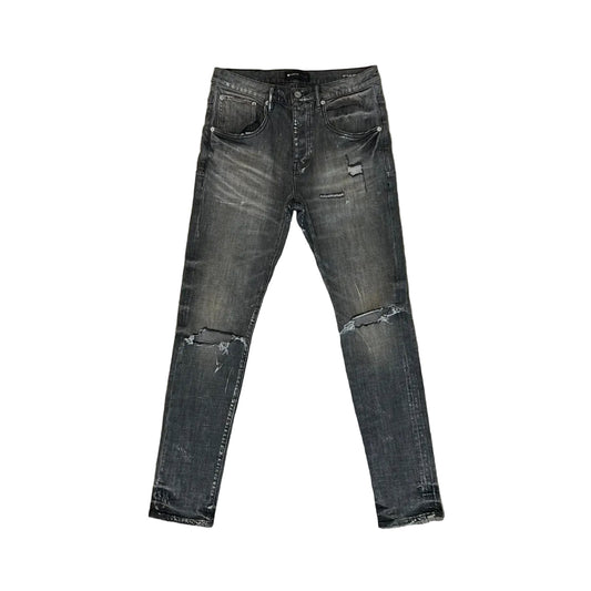 Purple Brand Silver Distressed Jeans