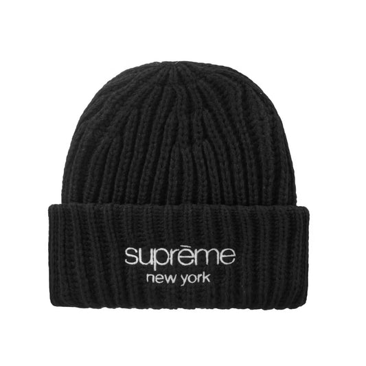 Supreme Classic Logo Chunky Ribbed Beanie