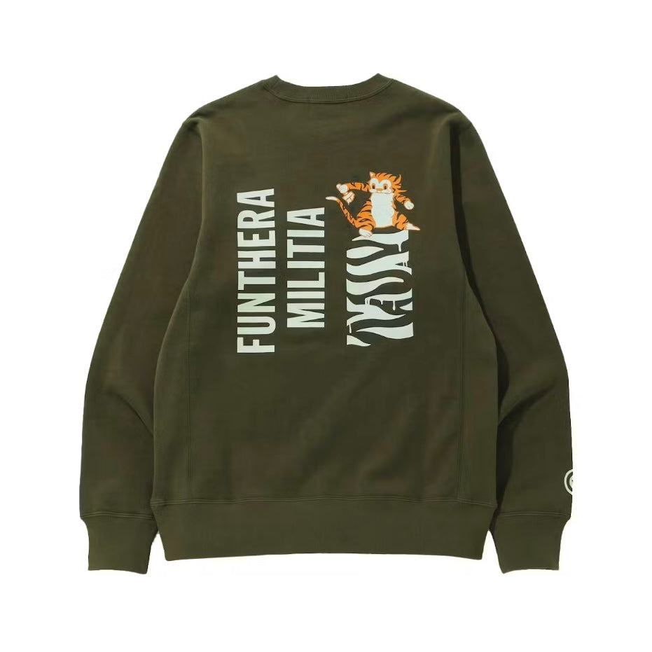 Bape Crewneck Tiger Green
