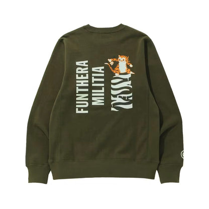 Bape Crewneck Tiger Green