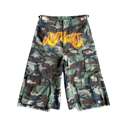 Bravest War Baby Camo Cargo Shorts