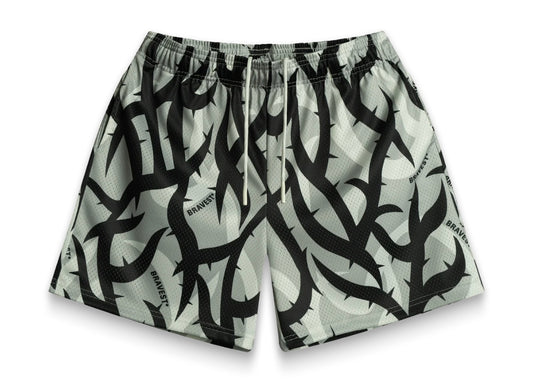 Bravest Grey Thorn Shorts