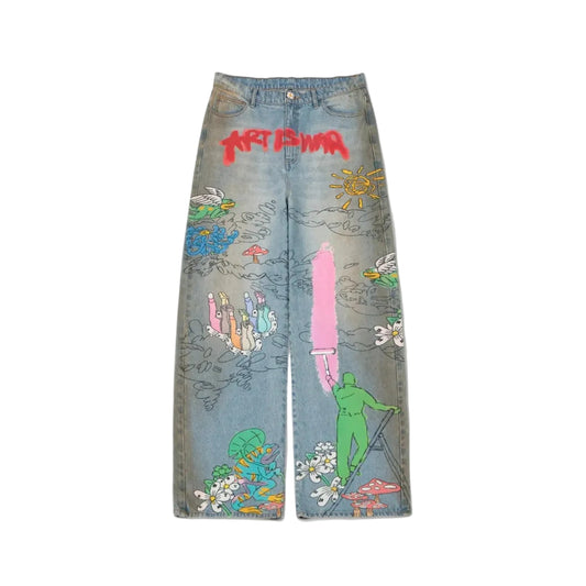 WNTD Art Is War Painter Pants