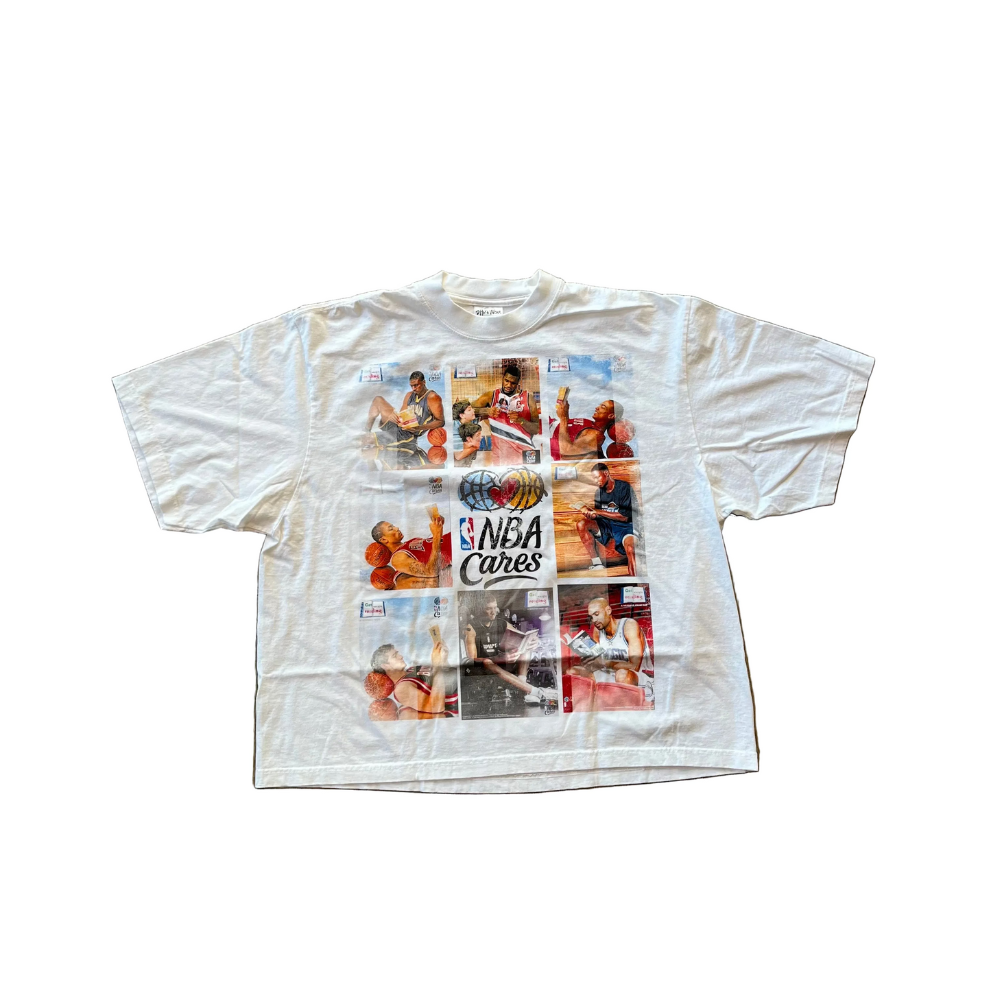 Vintage NBA Cares Posters Tee