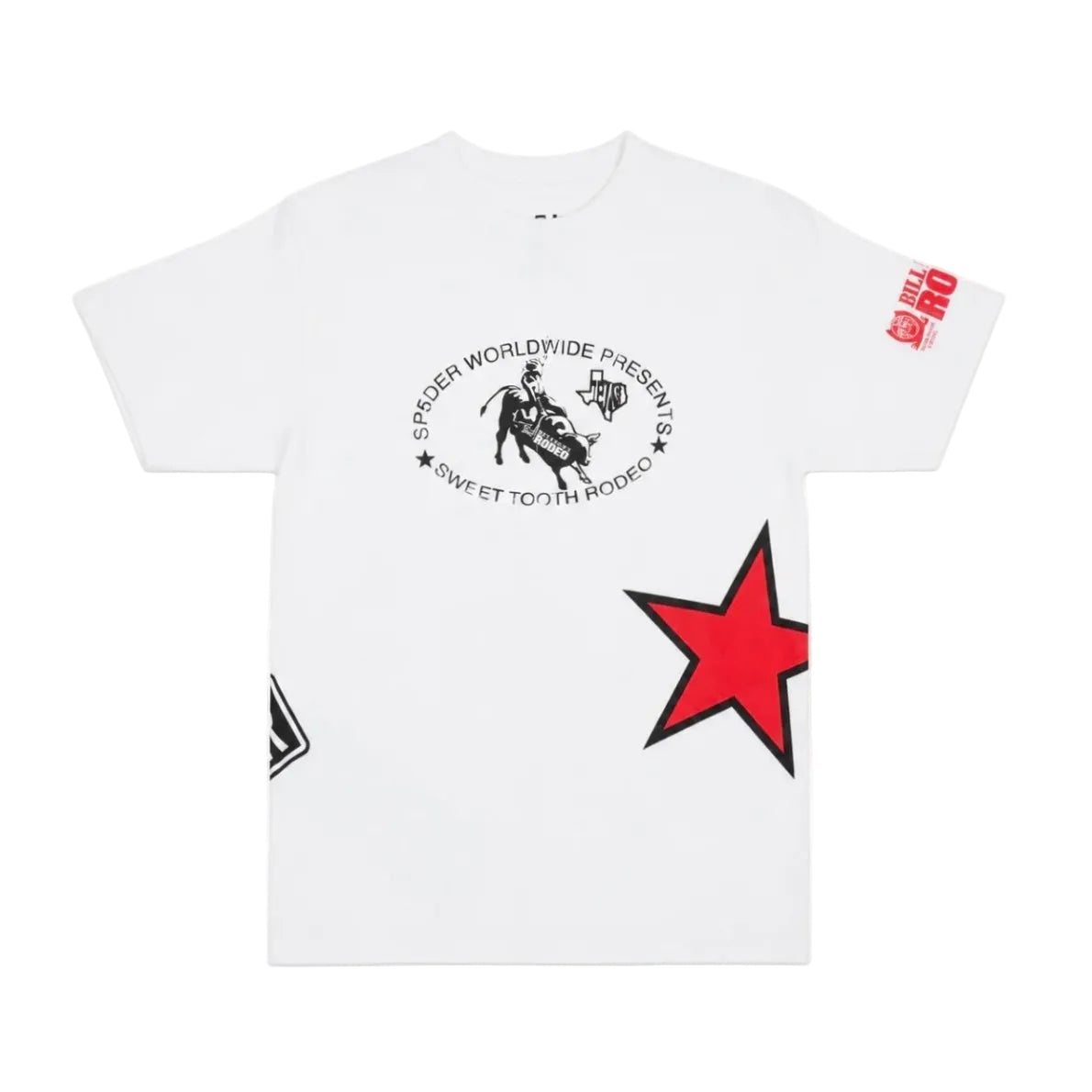 Sp5der Rodeo Horns Tee White