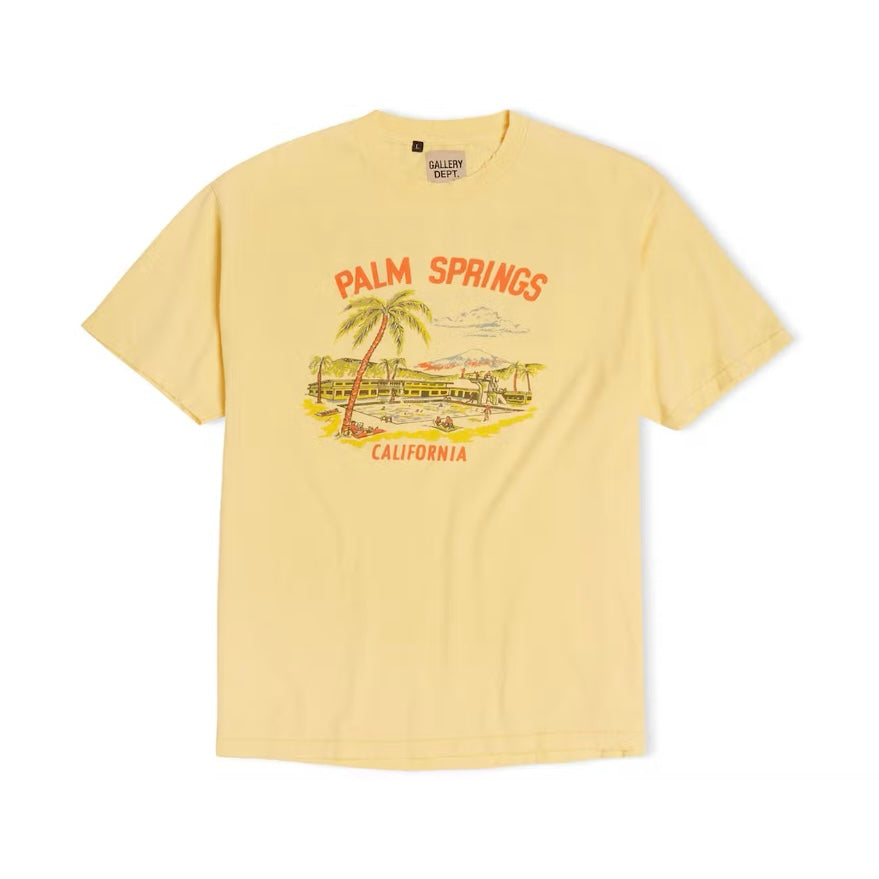 Gallery Dept. Palm Springs T-Shirt Yellow