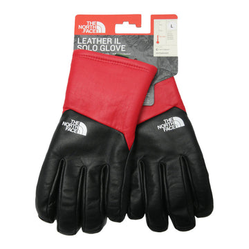 Supreme The North Face Leather Gloves Red