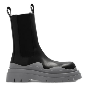 Botega Veneta Tire Boot Black Grey
