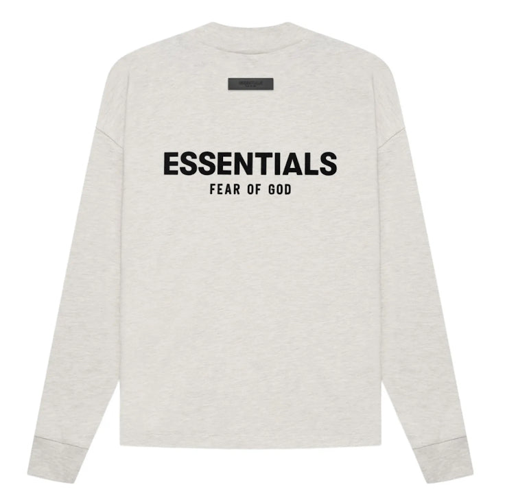 Essentials Light Oatmeal Long Sleeve Tee