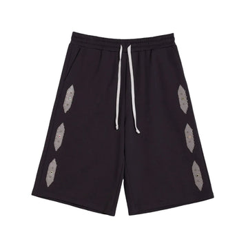 AZVA Studded Sweat Shorts