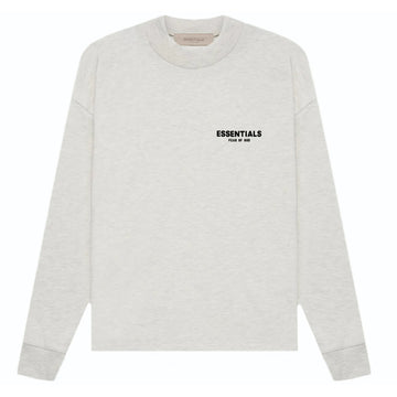 Essentials Light Oatmeal Long Sleeve Tee