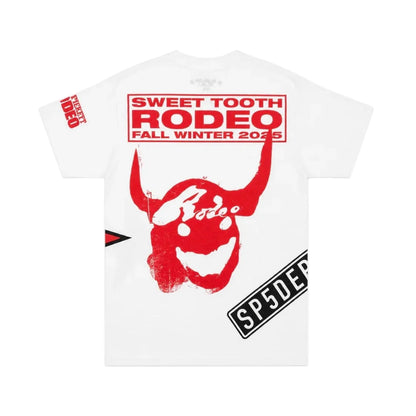 Sp5der Rodeo Horns Tee White