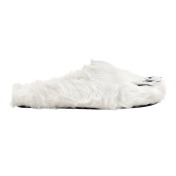 Bravest White Bear Claw Mules