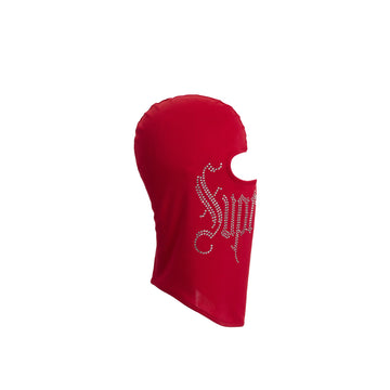 Supreme Rhinestone Balaclava Red