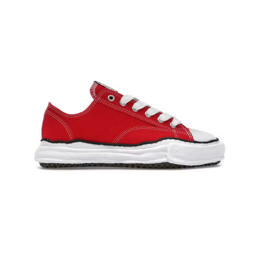 Maison Mihara Yasuhiro Hank OG Sole Canvas Low Red