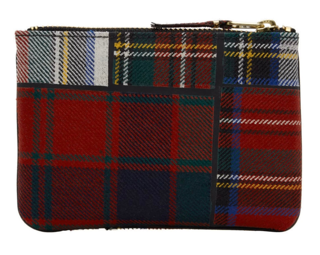 Comme Des Garcons Tartan Patchwork Red