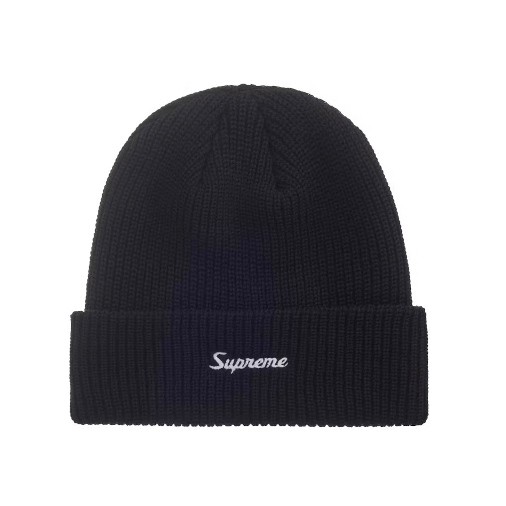 Supreme Loose Gauge Beanie Black