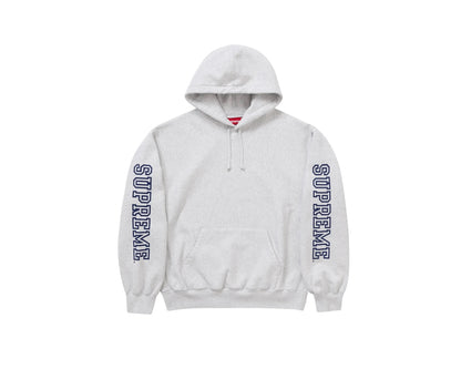 Supreme Collegiate Sleeve Hooded Sweatshirt Ash Grey