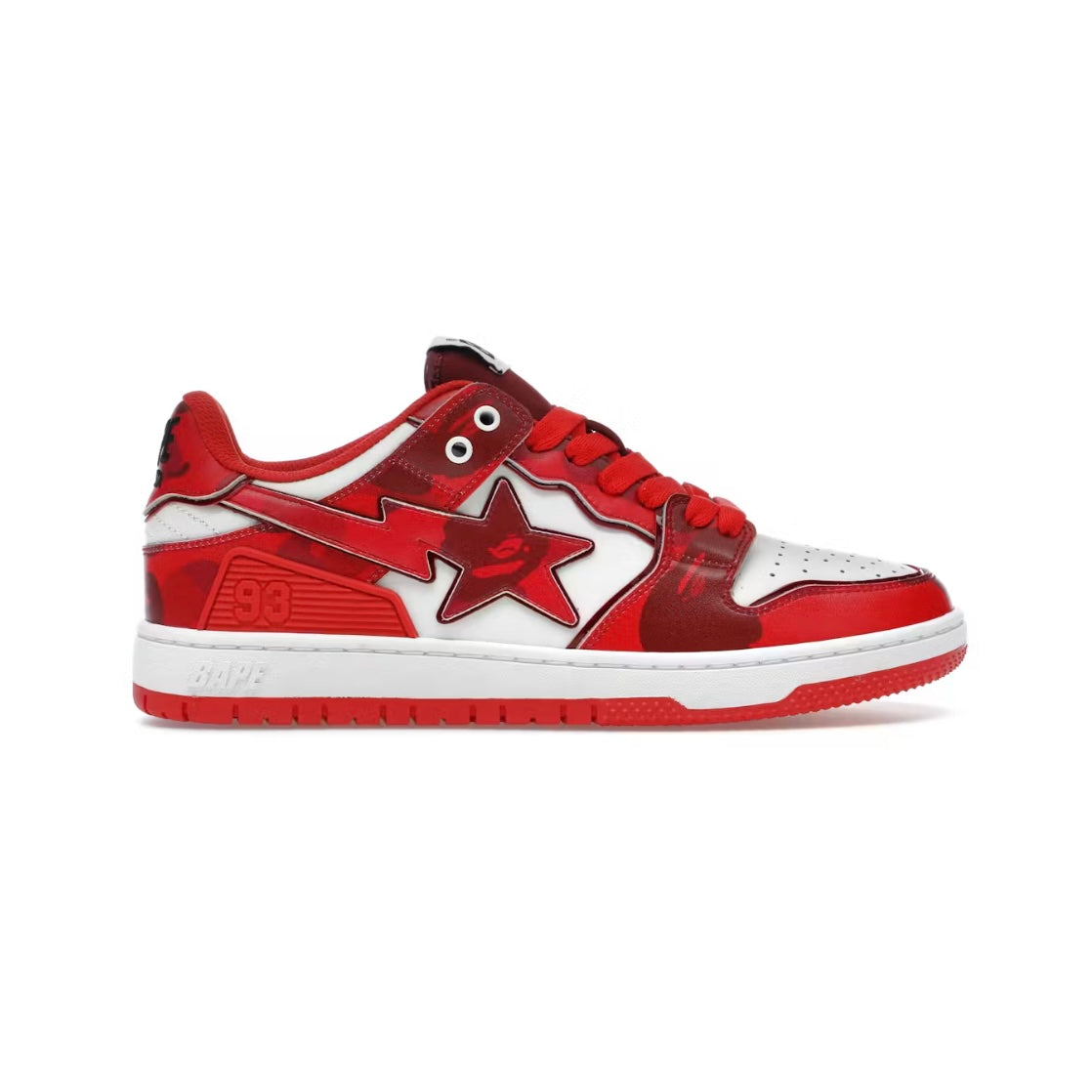 Bape SK8 Sts #1 M2 Red Camo