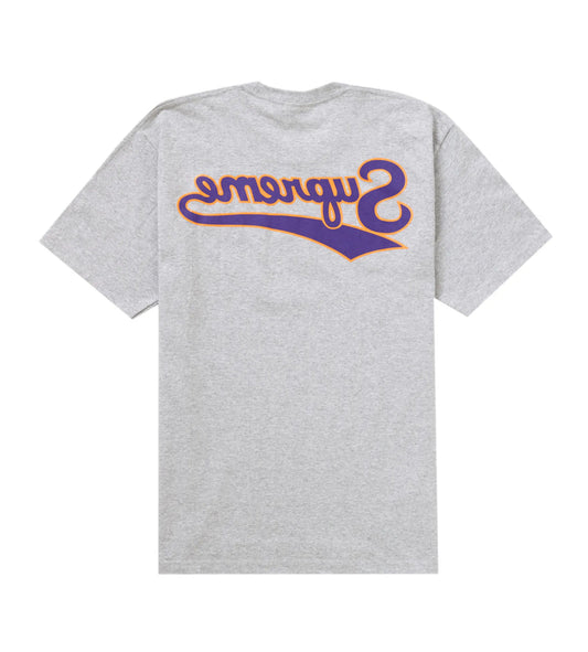 Supreme Backwards Tee Heather Grey