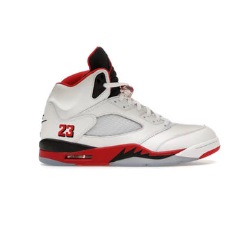 Jordan 5 Retro Fire Red Black Tongue 2025