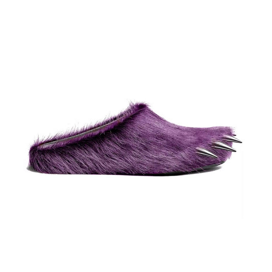 Bravest Purple Bear Claw Mules