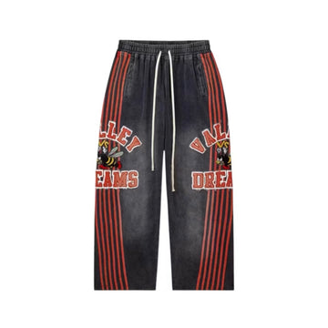 Vale Anthem Sweatpants Red Black