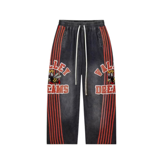 Vale Anthem Sweatpants Red Black