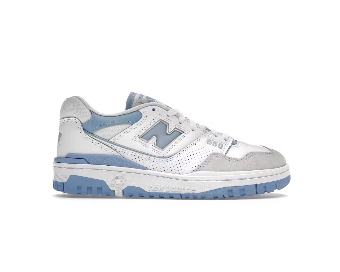 New Balance 550 White Blue Haze Rain Cloud