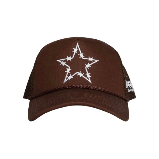 Pythia Barbwire Star Trucker Brown