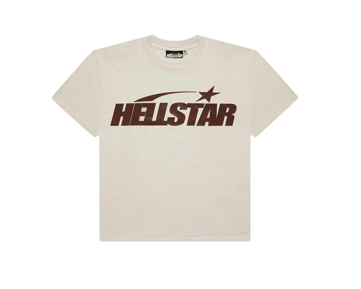 Hellstar Classic Logo White Brown