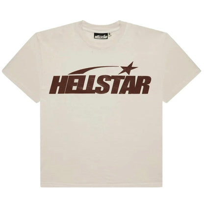 Hellstar Classic Logo White Brown