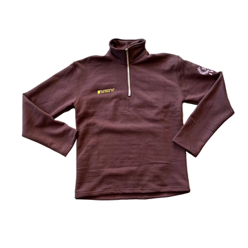 Ivey Saves Mocha Quarter Zip