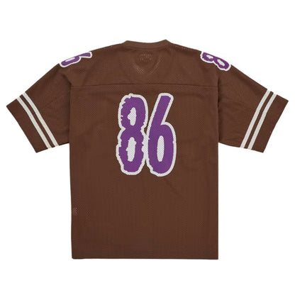 Supreme Reflective Football Jersey Brown