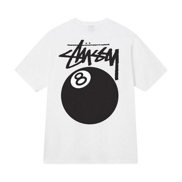 Stussy 8 Ball Tee White