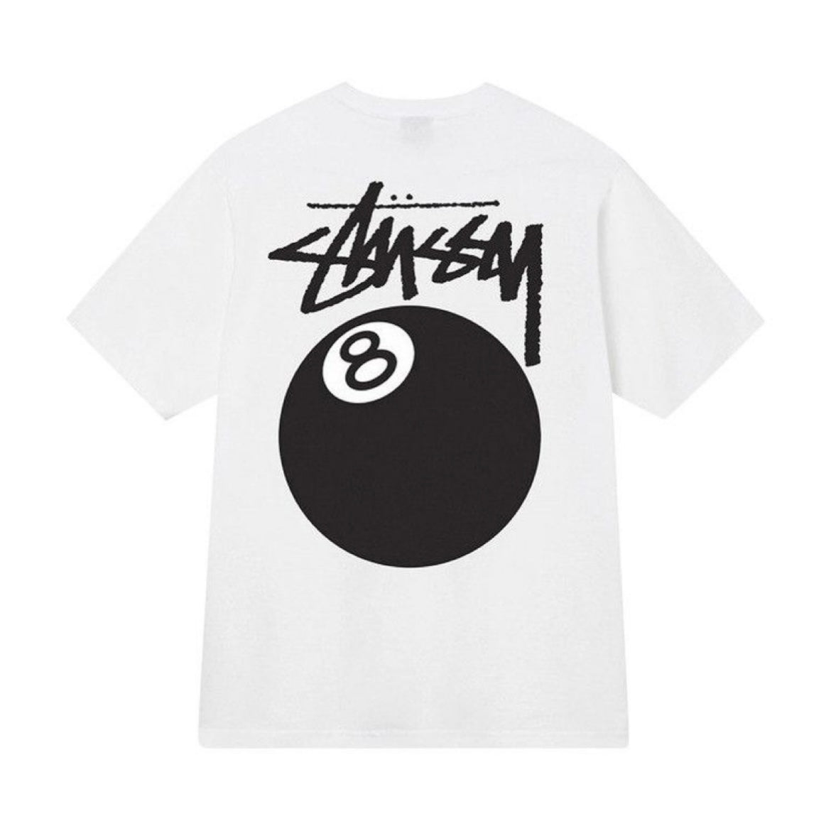 Stussy 8 Ball Tee White