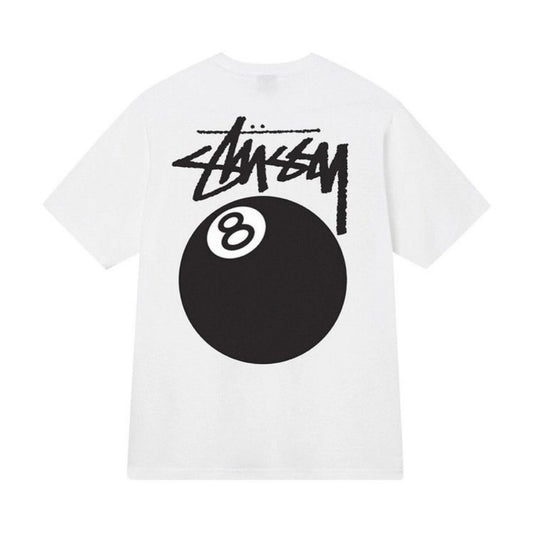 Stussy 8 Ball Tee White