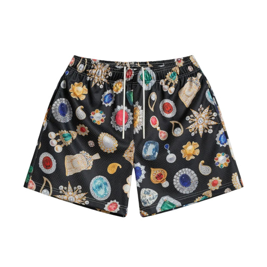 Bravest Black Jewel Shorts