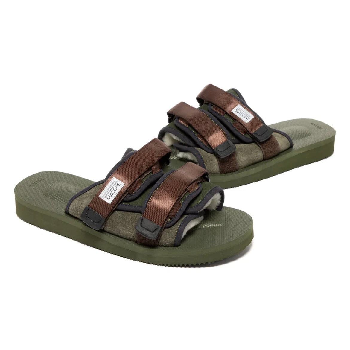 Suicoke Moto Cab Sandal Olive/Sage