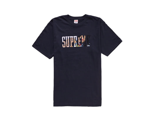 Supreme Collegiate Tee Navy